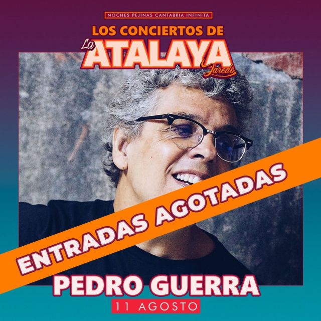 Este domingo subimos con @pedro_guerra a 𝐋𝐎𝐒 𝐂𝐎𝐍𝐂𝐈𝐄𝐑𝐓𝐎𝐒 𝐃𝐄 𝐋𝐀 𝐀𝐓𝐀𝐋𝐀𝐘𝐀 de Noches Pejinas – Cantabria Infinita. Un concierto para el que se agotaron las entradas hace semanas y para el que ya tenemos todo preparado... ¡Qué ganas!

🕜𝐇𝐨𝐫𝐚𝐫𝐢𝐨𝐬:
18:00H - Apertura de puertas. Comienza a disfrutar con "Sunset Vibes & Lounge Music" by Russell Simoni
20:00H - Concierto Pedro Guerra
22:00H - Cierre del recinto
El acceso a La Atalaya será restringido a partir de las 15:00 H.

🚶‍♀️𝐀𝐜𝐜𝐞𝐬𝐨𝐬:
Como es habitual, el acceso a La Atalaya se hace 𝐚𝐧𝐝𝐚𝐧𝐝𝐨, está restringido el acceso con vehículos al ser un entorno natural. La ruta más corta a pie se realiza desde La Puebla Vieja, un paseo de unos 10 minutos. Recordad que la ruta cuenta con tramos de escaleras y es de subida. Os dejamos la ruta en Google Maps también para que sea más fácil ➡️ https://maps.app.goo.gl/aEu2Ji2rWvjc3Txs5

🌭𝐒𝐞𝐫𝐯𝐢𝐜𝐢𝐨𝐬:
En el recinto tendrás servicios de hostelería y aseos para poder disfrutar del evento y un entorno único.

@cantabriaturismo @ayuntamientolaredo @russellsimoni @radiocostaesmeralda @vinilofm_cantabria @radiolaredo @11tvcantabria @copecantabria @delaredulintv @theimagos @russelsimoni

#CantabriaInfinita #CantabriaApetece
#NochesPejinas #MúsicaEnVivo #MúsicaEnDirecto
