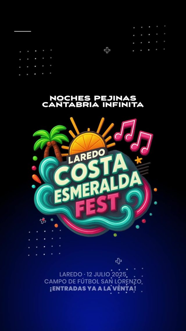 Abraham Mateo y Marc Seguí actuarán el próximo 12 de Julio en Laredo. Los artistas encabezan el cartel de un festival que promete ser una auténtica fiesta. ¿Estás preparado? 
@abrahammateo 
@seguimarc 
@yungbossyy
@bigslime808slatt
@lupo_vena
 
¡Entradas a la venta! ¡Que no te lo cuenten! 🎟️👊 
🗓 12 de julio 
📍Laredo 
🎟️ nochespejinascantabriainfinita.es 

‼️ Además, por tiempo limitado, puedes adquirir un bono de 2 días por sólo 15€ que incluye la entrada para el Festival de Visite Nuestro Bar del viernes 11 de Julio. ¡Hazte con él! 
 
@cantabriaturismo @AyuntamientoLaredo 
#CantabriaInfinita #CantabriaApetece #NochesPejinas #MúsicaEnVivo #músicaendirecto #AbrahamMateo #MarcSegui